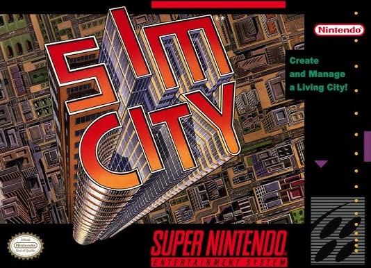 Nexwave Video Games Inc. - SimCity - Video Game - Super Nintendo