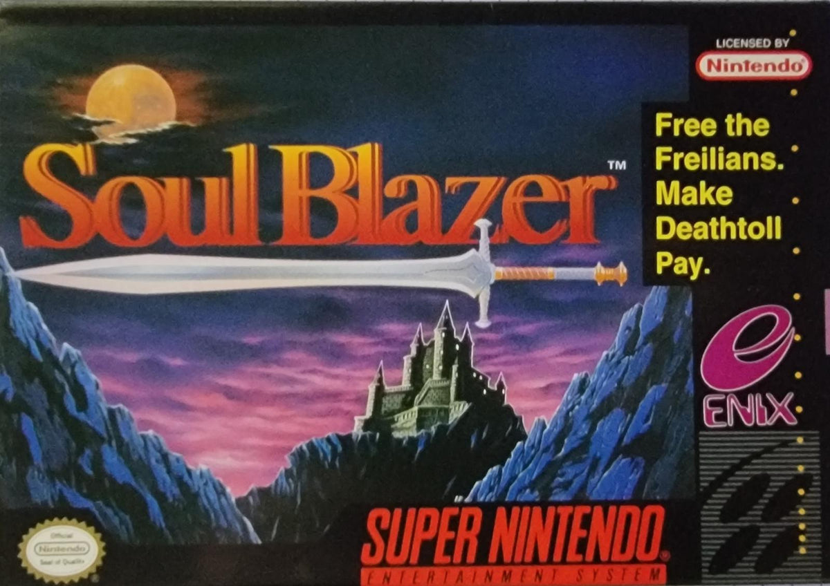 Nexwave Video Games Inc. - Soul Blazer - Video Game - Super Nintendo