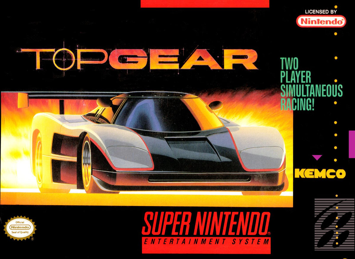Nexwave Video Games Inc. - Top Gear - Video Game - Super Nintendo