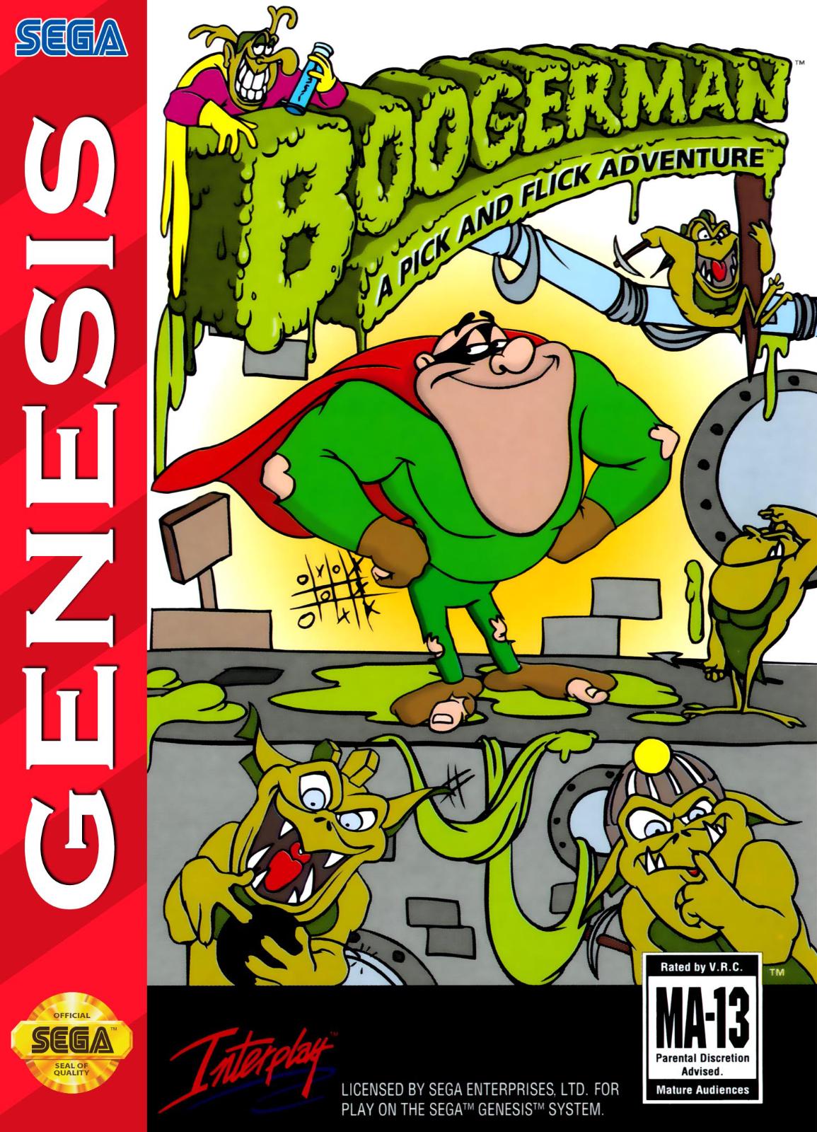 Nexwave Video Games Inc. - Boogerman A Pick and Flick Adventure - Video Game - Sega Genesis