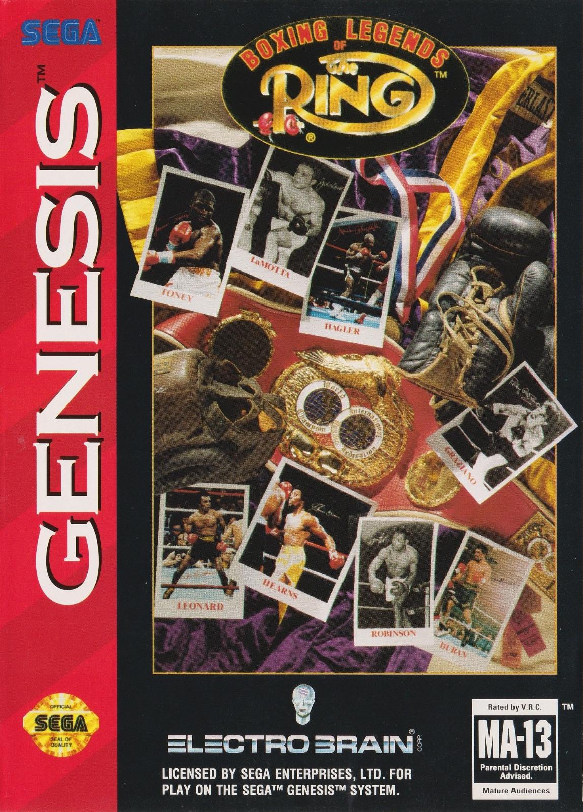 Nexwave Video Games Inc. - Boxing Legends Of The Ring - Video Game - Sega Genesis