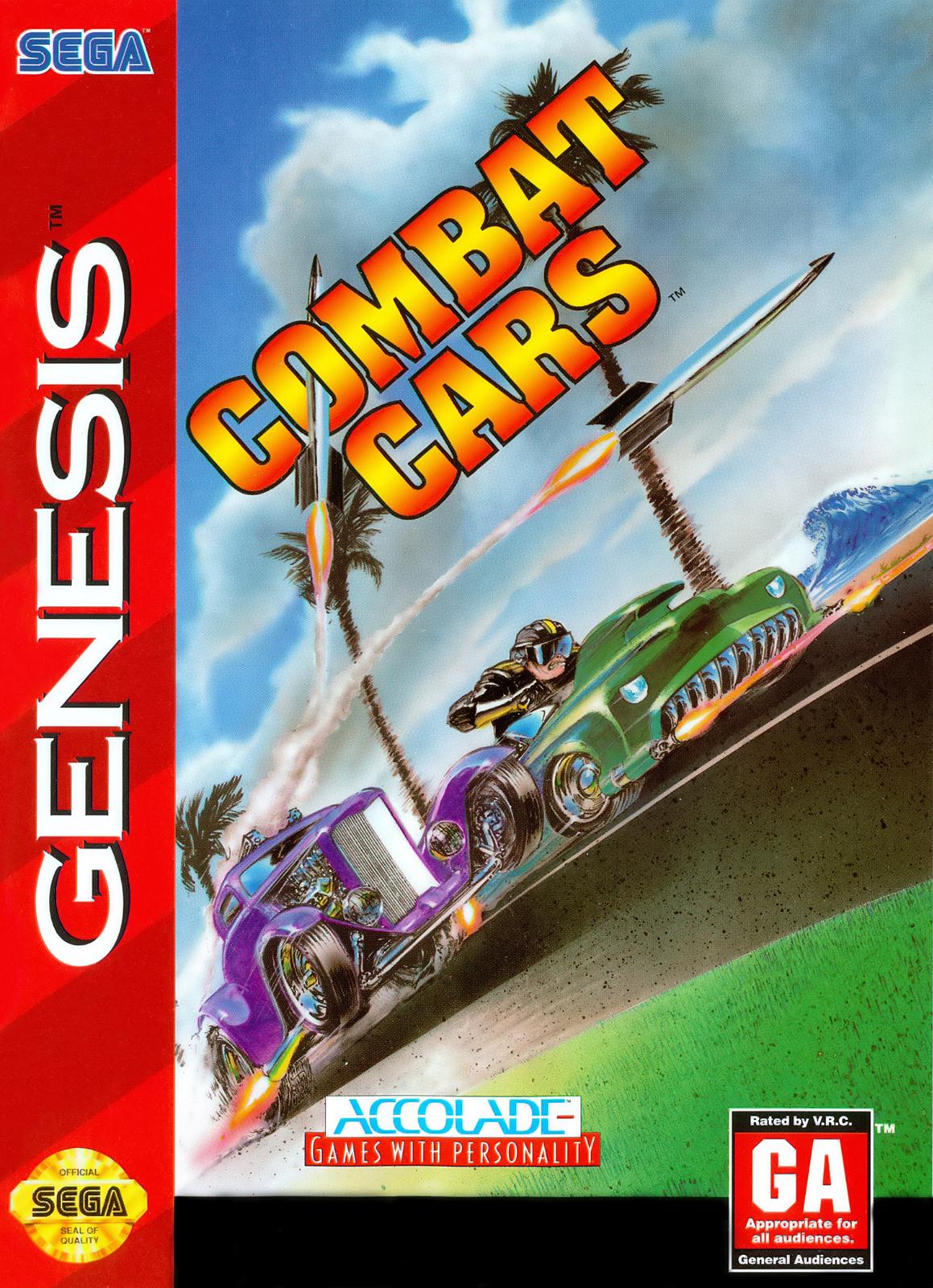 Nexwave Video Games Inc. - Combat Cars - Video Game - Sega Genesis