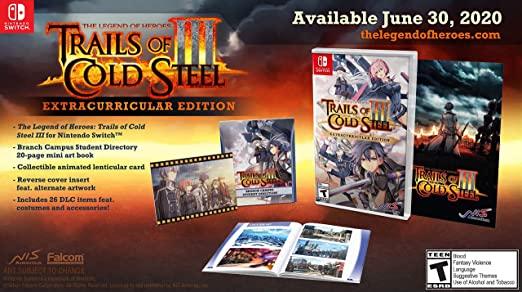 Nexwave Video Games Inc. - Legend of Heroes: Trails of Cold Steel III [Extracurricular Edition] - Video Game - Nintendo Switch
