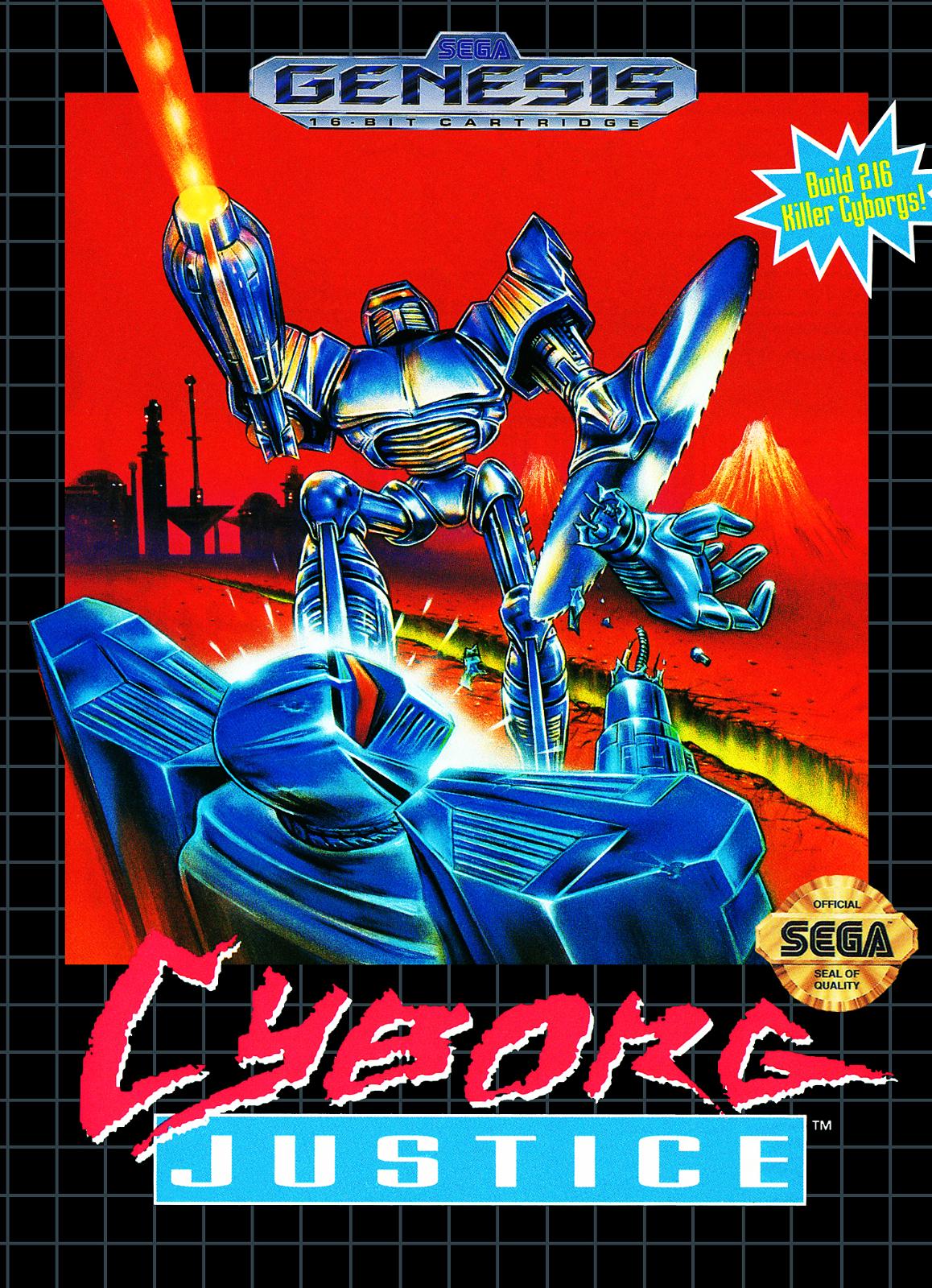 Nexwave Video Games Inc. - Cyborg Justice - Video Game - Sega Genesis