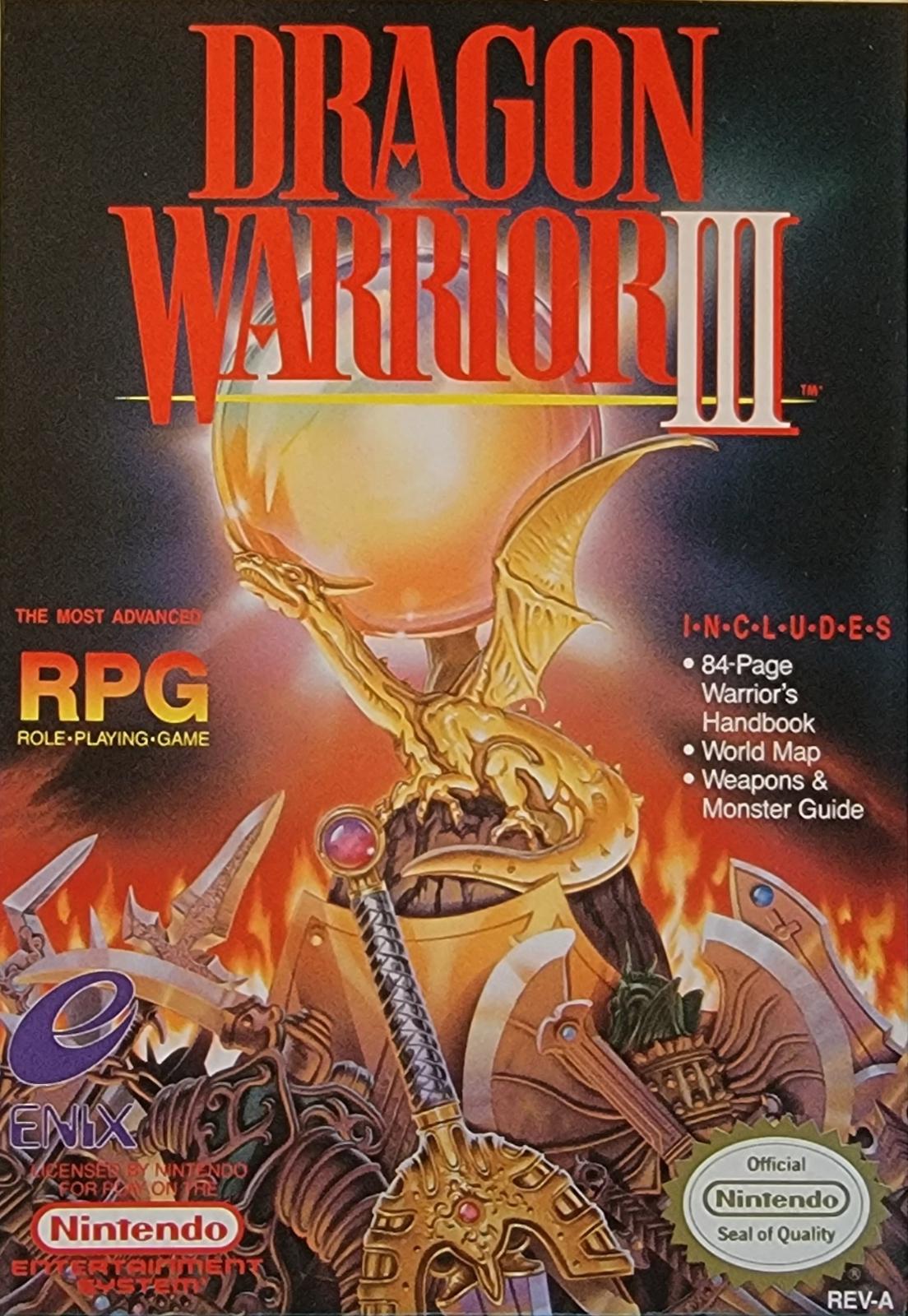 Nexwave Video Games Inc. - Dragon Warrior III - Video Game - NES