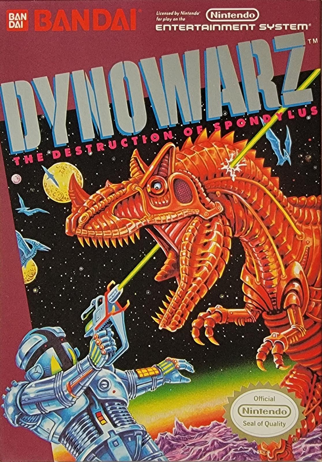 Nexwave Video Games Inc. - Dynowarz The Destruction of Spondylus - Video Game - NES