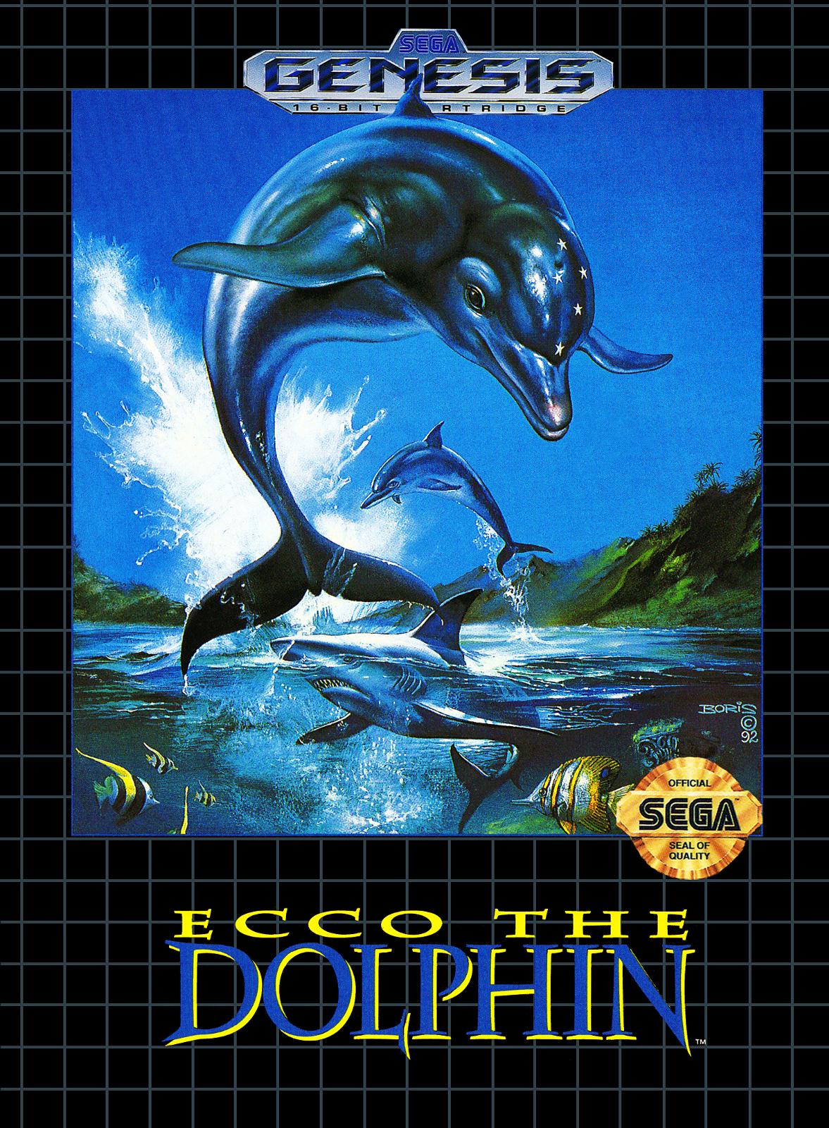 Nexwave Video Games Inc. - Ecco the Dolphin - Video Game - Sega Genesis