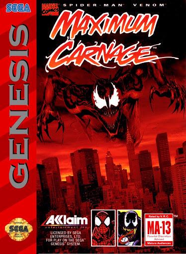 Nexwave Video Games Inc. - Spiderman Maximum Carnage - Video Game - Sega Genesis