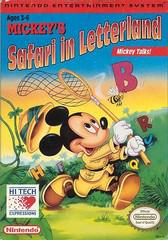 Nexwave Video Games Inc. - Mickey's Safari in Letterland - Video Game - NES