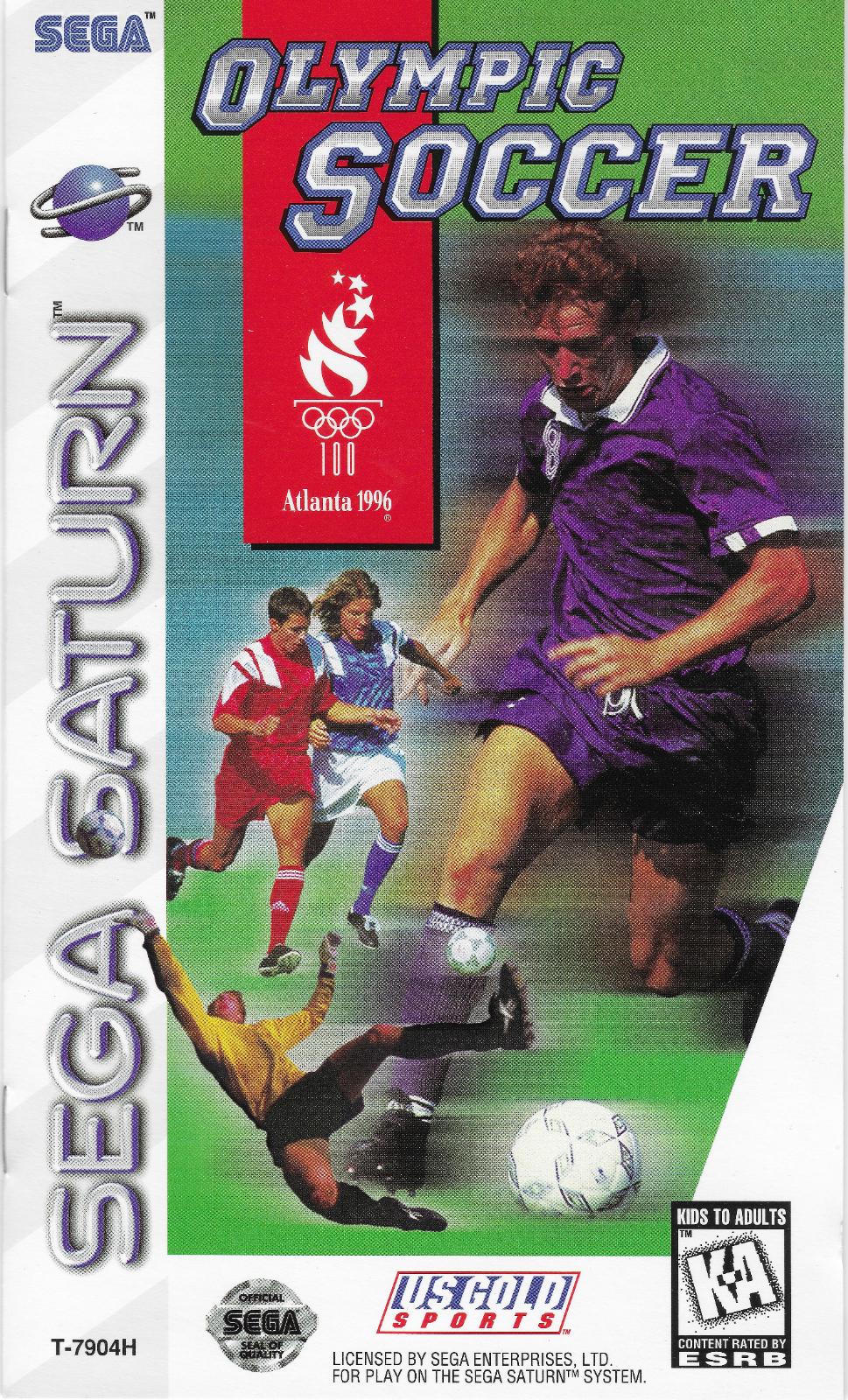 Nexwave Video Games Inc. - Olympic Soccer - Video Game - Sega Saturn