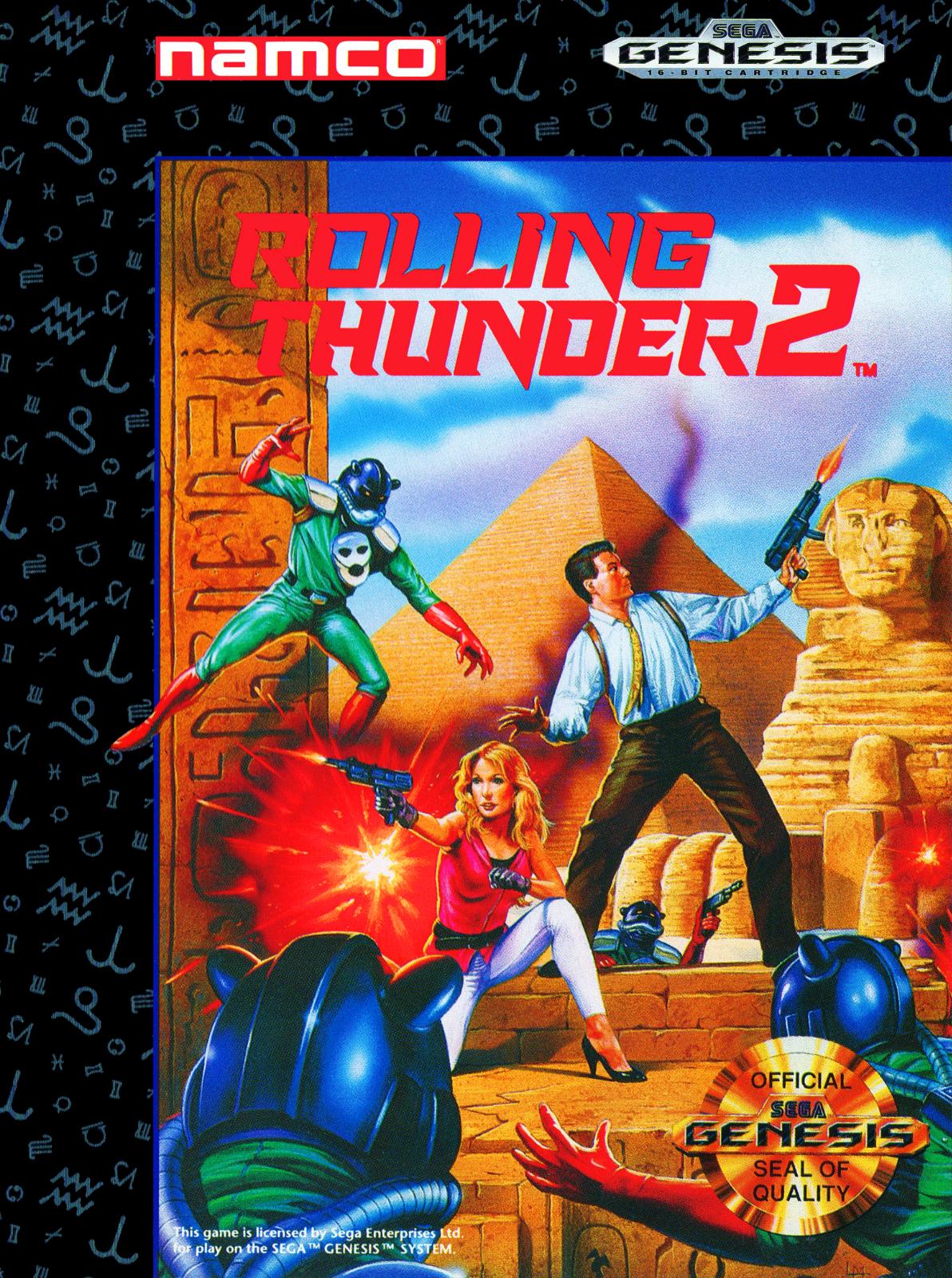 Nexwave Video Games Inc. - Rolling Thunder 2 - Video Game - Sega Genesis