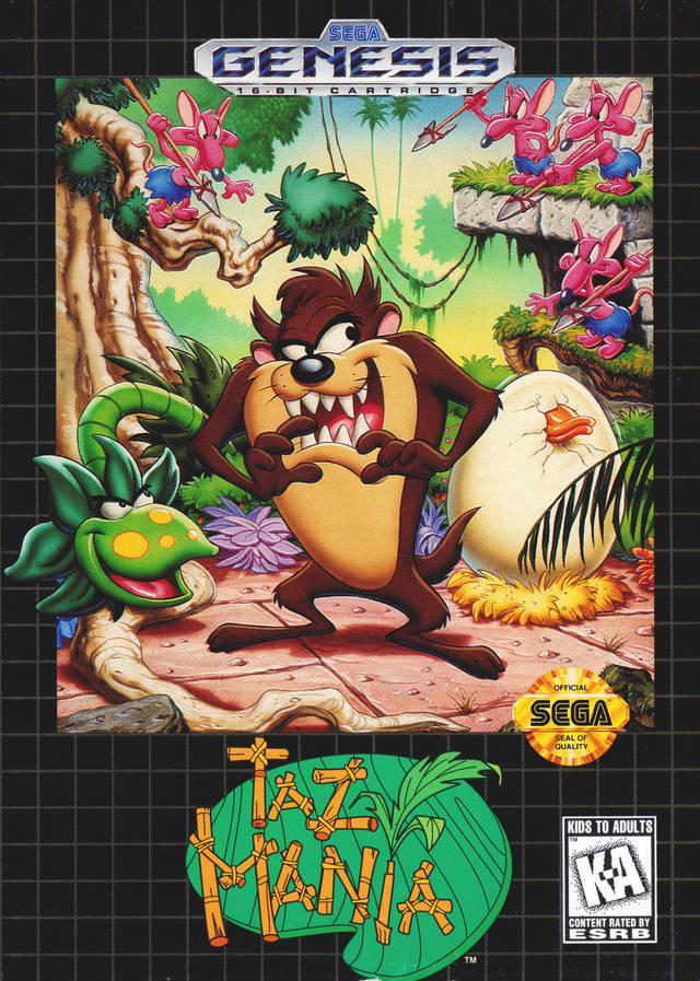 Nexwave Video Games Inc. - Taz-Mania - Video Game - Sega Genesis