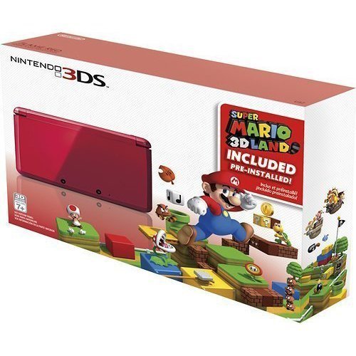 Nexwave Video Games Inc. - Nintendo 3DS Flame Red [Super Mario 3D Land Pre-installed] - Video Game - Nintendo 3DS