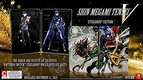 Nexwave Video Games Inc. - Shin Megami Tensei V [Steelbook Edition] - Video Game - Nintendo Switch